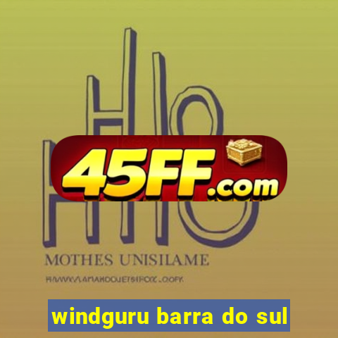 windguru barra do sul